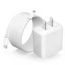 iPhone Fast Charger,10FT iPhone Charger Fast Charging 20W PD USB C Wall Charger Plug Type C Power Adapter Lightning Cable Cord Compatible with Apple iPhone 14/13/12 Pro/11/XS/Max/XR/X/8 Plus/SE,iPad