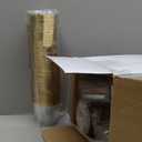 WDF 200 Pack Gold Plastic Cups - 9 Oz Elegant Clear Plastic Cups Gold Rimmed - Fancy Disposable Party Cup Wedding Cup Drinking Tumblers Cocktail Glasses for Thanksgiving