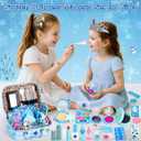 Hohosunlar Kids Makeup Set for Girls Toys, 34Pcs Washable Princess Make Up Kit w/ Dress Up Accessories, Christmas Birthday Princess Gifts Toys for Girls Kids Toddlers Age 3 4 5 6 7 8 9 10 11 12