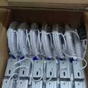 Meconard 12 Pack 6 Inch LED Recessed Ceiling Light, 2700K/3000K/3500K/4000K/5000K Selectable, Dimmable 12W=110W, 1050LM, IC Rated Can-Killer Downlights with Junction Box, ETL and Energy Star Listed