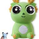 Pop-Out Eye Dragon Squeeze Toy - Stress Relief Sensory Squishy for Adults, Funny Anti-Stress Ball, Ideal Anxiety Toy for Party Favors and Gifts (Green)