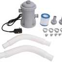 Cartridge Filter Pump,Swimming Pool Filter Pump 330gal, Filter Pump with Intergrated Pool System 330gal/h(US Plug 110V)