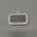 Termmetro para refrigerador, termmetro digital para congelar, impermeable, pantalla LCD grande, funcin de registro mximo/mnimo, color blanco