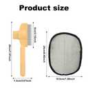 Pet Grooming Gloves & Combs, Double-Sided Electrostatic Pet Hair Removal Mitt Multi-Functional Reusable Animal Hair Remover Tools for Carpet Sofa Clothing Furniture