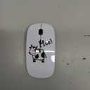 Mingdao Wireless Computer Laptop Mouse Portable Optical Mouse with Nano USB Receiver Cow Design