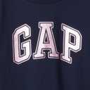 Gap Girls' Long Sleeve Logo Dress (Blue)