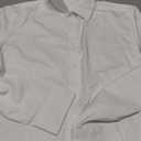 Alimens & Gentle Men's Dress Shirts Long Sleeve Wrinkle Free Stretch Business Casual Wedding Button Down Shirt (White, L)