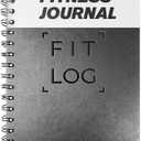 Cossac Undated Fitness Journal & Workout Planner - Designed by Experts Gym Notebook, Workout Tracker,Exercise Log Book for Men Women (Black)