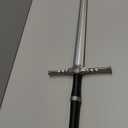 41 inch Medieval Foam Sword - Two Hand Sword for Witcher Hunting (Steel)