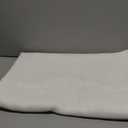 Turquoize White Linen Curtains 96 Inches Long Semi Sheer Curtains Light Filtering Linen Drapes for Living Room/Bedroom 2 Panels Set Rod Pocket Window Treatments Panels,W52 x L96, White