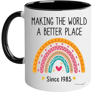 Vivulla68 40th Birthday Gifts for Women and Men - 1985 Birthday Gift Ideas for 40 Year Old - Mug