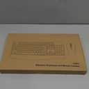 Wireless Keyboard and Mouse Combo, EDJO 2.4G Full-Sized Ergonomic Computer Keyboard with Wrist Rest and 3 Level DPI Adjustable Wireless Mouse for Windows, Mac OS Desktop/Laptop/PC