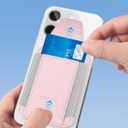 Miroddi for MagSafe Wallet, Works with Apple Find My, Magnetic Phone Wallet Tracker for iPhone 16/15/14/13/12 Series, Magnetic Card Holder with Privacy Flap, RFID Blocking, Fit 7 Cards, Pink