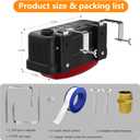 Automatic Livestock Water Trough Float Valve with Copper Connector & Ptfe Tape, Water Level Auto Control Stock Tank Float Valves for Cattle, Horse, Sheep Stock, Farm Animal, Pool, Pond (1 Pack)
