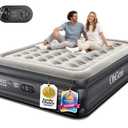 OhGeni Queen Air Mattress with Built in Pump, Ideal Alternative to a Bed, Inflatable Blow Up Mattress 18 Raised Comfort, Portable Bed for Home, Camping, Colchone Inflable, Gift for Mom, 1-Pack Only