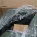 COLAMY Dining Chairs Set of 2, Modern Dining Chairs, Fabric Upholstered Dining Chairs, Kitchen Chairs with Curved Back and Metal Legs for Dining Room Kitchen Restaurant, Green (Fb-green-new)