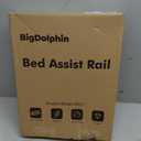 Bed Rails for Elderly Adults Safety - ASTM Approved Adjustable Bed Cane Supports 350LBS with Non-Slip Grip & Storage Pocket, Stable Bed Assist Rails for Seniors, Tool-Free