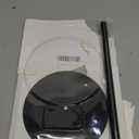 Paper Towel Holder Countertop, Premium Stainless Steel Black Paper Towel Holder with Anti Slip & Waterproof, Freestanding Countertop Paper Towels Holder for Kitchen, Tabletop, Bathroom