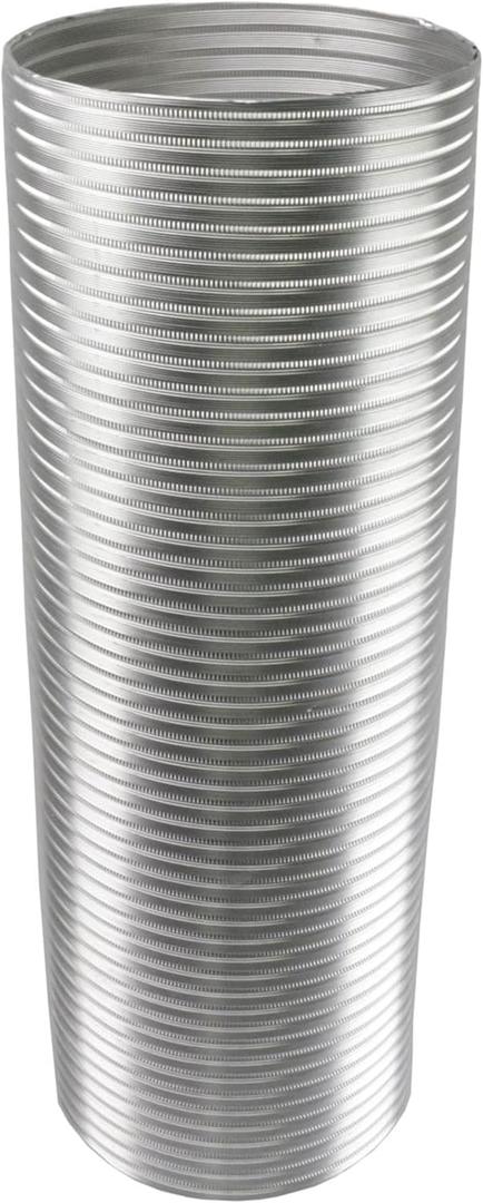 Awoco 8 Inches Diameter x 6 Feet Long Semi-Rigid Flexible Aluminum Duct - Ideal for Kitchen, Bathroom, Range Hood Venting (6 ft x 1 pcs)