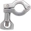 TC 0.5-0.75" Tri Clamp Stainless Steel 304 Heavy Duty Sanitary Clover with Silicone Gasket (2 Pack)