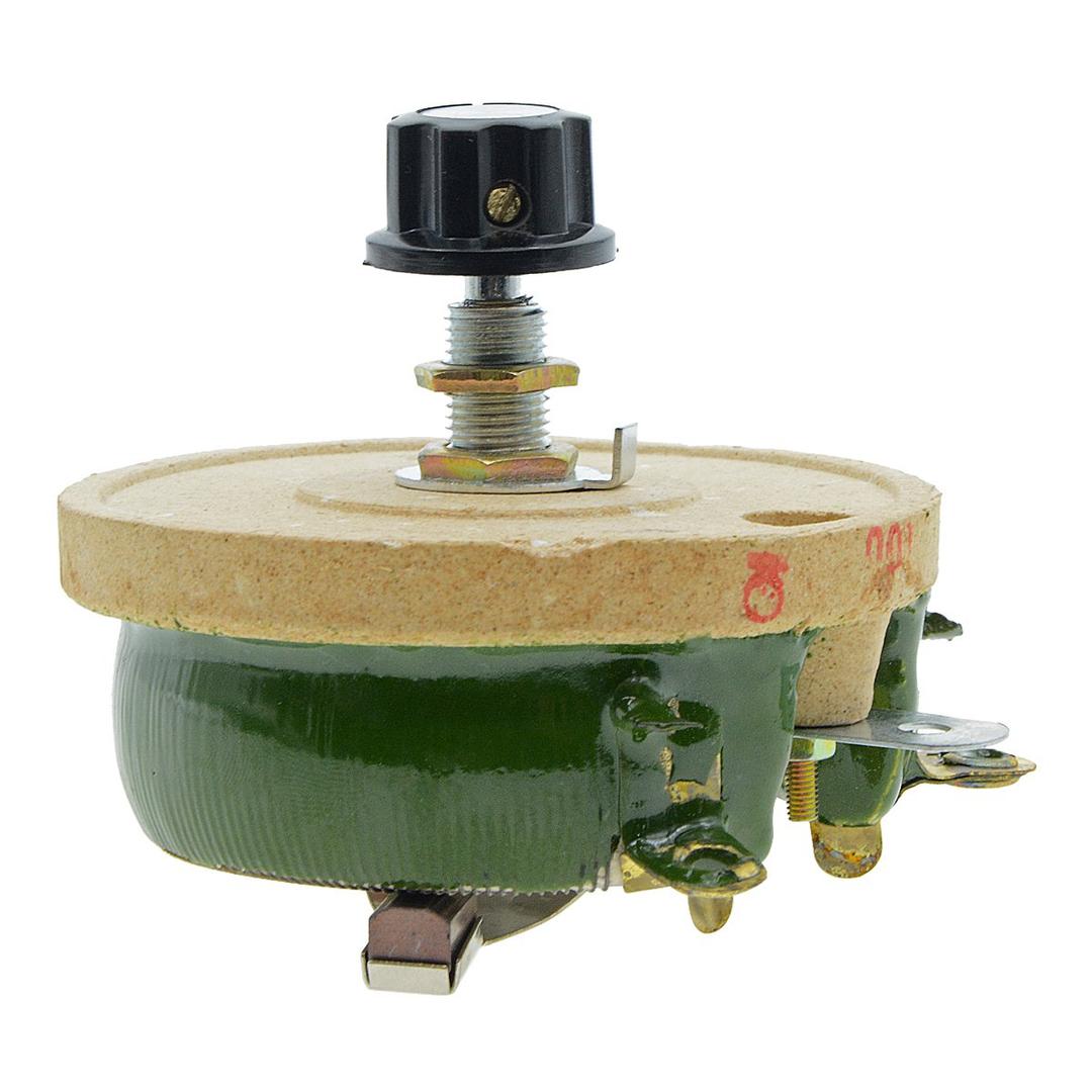 Saim Ceramic Rheostat 100W 100 Ohm Variable Taper Pot Cover Wirewound Potentiometer Rotary Resistor