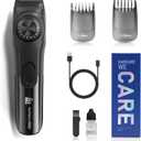 SUPRENT Adjustable Beard Trimmer for Men- Cordless Electric Beard Trimmer with Precision Dial- USB Rechargeable 19 Length Settings- Waterproof Mustache Trimmer for Mens Christmas Gifts