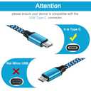 S25 Edge Ultra USB C to USB A Cable Fast Charging Cord for Samsung Galaxy S25/S25 Plus/S24/S23/S22/S21/A17/Z Flip 7/Z Fold7,6FT USB Type C Android Phone Car Charger Cord Fast Charging for Pixel 9a/9/8 (Blue)