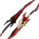 LALAPORT 2 Pcs Set Medieval Fantasy S Leveling Kamish Wrath Foam Dagger for Cosplay, Collection, Roleplaying, Prop, Costume, Christmas