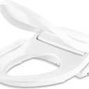 Kohler PureWash E580 Round Bidet Toilet Seat, White, Quiet-Close Lid Prevents Slamming, Self-Cleaning Wand, Adjustable Water Pressure with Multiple Cleansing Options