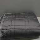 OMYSTYLE Warming & Cooling Weighted Blanket for Adult (25lb, 60 X 80 Inches) - Reversible Tencel/Short Plush Twin Size Weighted Blanket, Bonus Carry Bag Included (Grey)