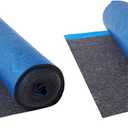 VEVOR Floor Underlayment 400 sq. ft, 3mm Laminate Flooring Padding with Attached Vapor Barrier, Heavy Duty Fiber+PE Film, Soundproofing & Noise Reduction for Vinyl & Wood(2 Rolls x 200 sq. ft)