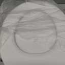 KOHLER Stonewood Quiet-Close, Round Toilet Seat Soft Close, Durable Wood, Easy Installation, Universal Fit, Home Essentials, White Finish, K-20467-0
