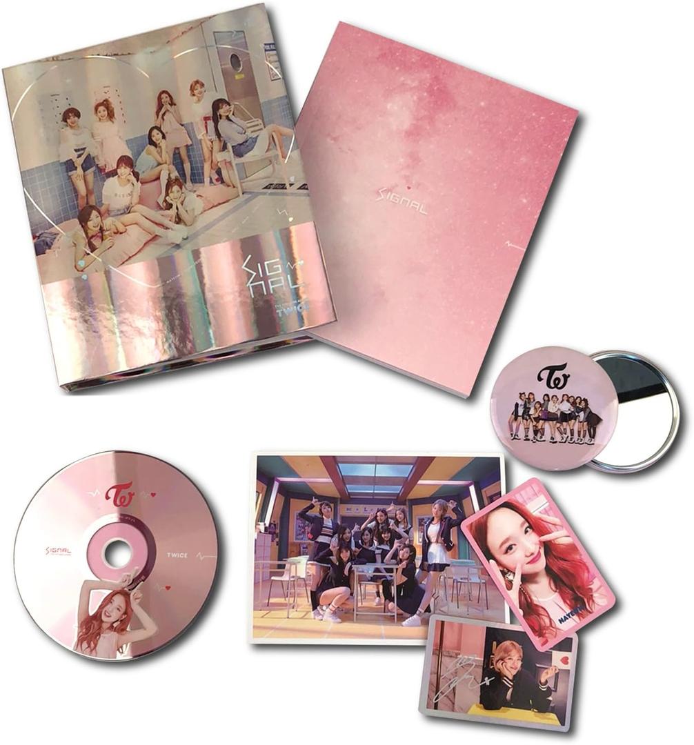 TWICE 4th Mini Album - SIGNAL [ B Ver. ] CD + Photobook + Photocard + Special Photocard + Photo + FREE GIFT / K-pop Sealed