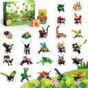 Insect Building Blocks Toy for Kids- 24 Pack Unique Bug Blocks Set (697PCS),Educational Party Favors Classroom Prizes, Birthday Christmas Easter Valentines Gift for Boys Girls Ages 6,8,10,12+