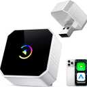 2026 Mini Wireless CarPlay Adapter, Wired to Wireless CarPlay & Android Auto Dongle, Plug & Play Auto Connect, Stable Compatibility for iPhone iOS 10+ & Android 11+