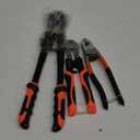 NOEAIKE 3-Pack Bolt Cutters Set,14" Heavy Duty Bolt Cutter,8"Small Bolt Cutter,8"Wire Cutter,Forged T8 Steel Blade Cutters for Chain/Metal/Screw/Rivet/Fence/Steel Wire with Rubber Grip Handle