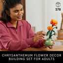 LEGO Botanicals Chrysanthemum Building Set for Adults Ages 18+ - Artificial Flower for Dinner Table Centerpieces & Decoration - Gift for Birthdays - 10368