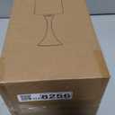 Seaside village Dimmable Bedside Lamp, 3 Way Touch Control Table Lamp, Modern Nightstand Lamp with Beige Shade and Cream Base, Small Desk Lamp for Living Room, Dorm, Home Office, 9W LED Bulb Included