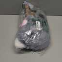 Cute Fluffy Steering Wheel Cover for Women, Girls; Universal 15 Inch (Gray)