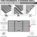 463240115 Grill Grates Replacement Parts for Charbroil 6 Burner Grill Parts 463230515 463239915 463226513 463252114 Replacement Grates G432-001N-W1 Searing Cooking Grates Kenmore Grates Parts