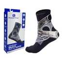PowerStep Dynamic Ankle Support Sock, Ankle Brace and Ankle Compression Sock, for Flexibility, Ankle Support and Injury Prevention, Pain Relief, Unisex (Left Large, Men's 10-12.5, Women's 11-13.5)