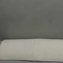 Cozyhealth - 3.15"H*23.6"L - Soft Lumbar Pillow for Sleeping, Memory Foam Back Lumbar Support Cushion for Lower Back Pain Relief Bed Waist Sleep Support Pillow for Side, Back Sleepers (White, Large)