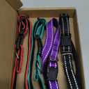 6 Pcs Reflective Dog Collar Soft Padded Breathable Adjustable Nylon Pet Collar with Safety Locking Buckle for Dogs Cats Puppy Pets Accessories(Small,Fresh Color)