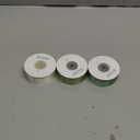 Sage Green Double Face Satin Ribbon 1 Inch x 45 Yards Moss Green Cream Fabric Ribbon for Gift Wrapping, Flower Bouquets Bows Making, Wedding Decoration, Invitations, Christmas (3 Rolls *15Yd)