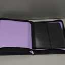 256-Pocket Photo Album for Polaroid I-Type/600/SX-70 Instant Photos, Leather Picture Book with Zipper for Polaroid Now/Now+/OneStep/OneStep 2 Instant Camera (Purple)