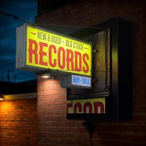 Record Store Retro Wall Light  Vintage Vinyl Record Wall Decor for Music Lovers  Retro Room Aesthetic Sign & Gift