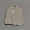 Tissue Box Cover PU Leather Tissue Holder Square Facial Tissue Case Facial Paper Organizer Dispenser for Bathroom, Vanity Countertop, Tabletop, Car, Griege