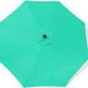 ontheway 11FT Patio Umbrella Enhanced Replacement Canopy Market Table 8 Ribs Umbrella Canopy