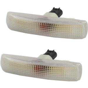 Side Marker Turn Signal Fender Light Lamp 1 Pair Compatible With Land Rover LR4 LR2 LR3 Range Sport LR007954