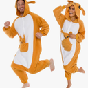 Funziez! Adult Onesie Halloween Costume - Animal and Sea Creature - Plush One Piece Cosplay Suit for Adults, Men and Women, Size M